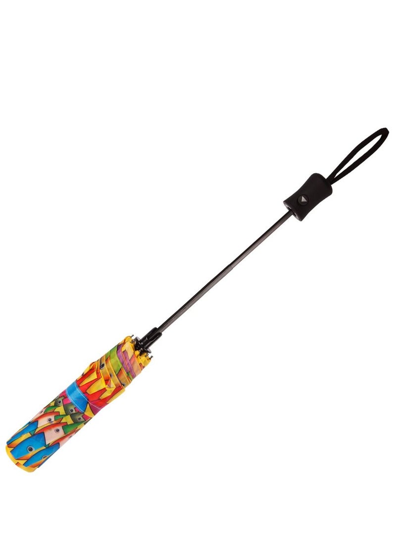 Biggdesign - Biggdesign Fertility Fish Mini 8 Ribs Folding Umbrella with UV Protection - Image 1