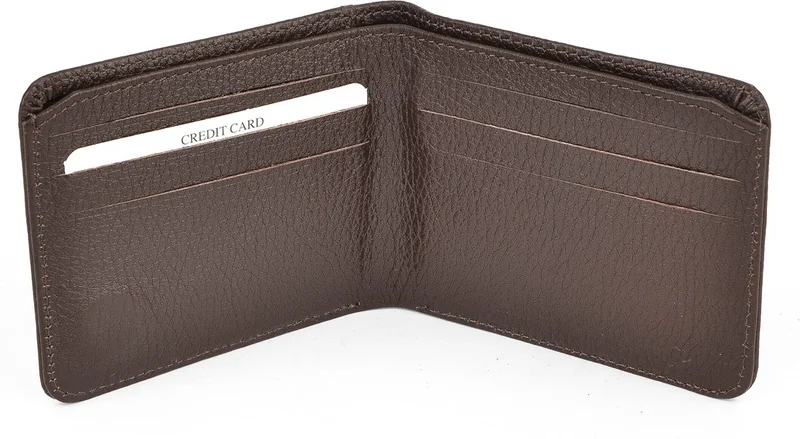 زيا Men's Leather Wallet 1519841ZY111 Brown