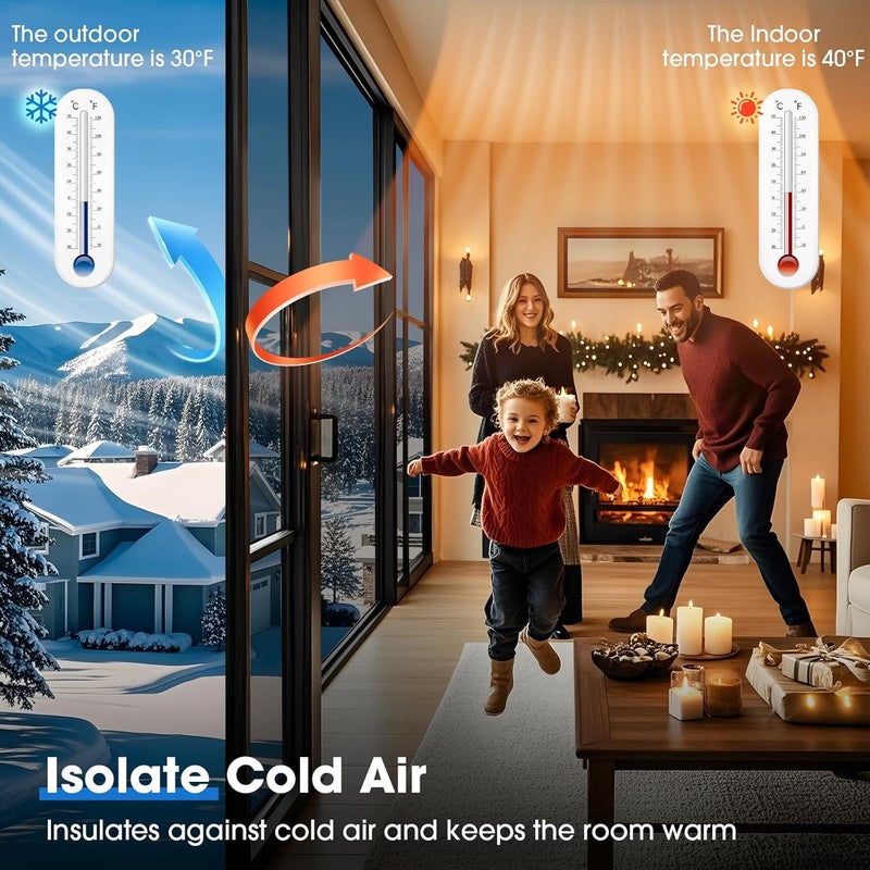 Coavas One Way Privacy Window Film Reflective Window Tint for Home,Static Cling Mirror Heat Blocking Covering See Out Not in,Anti-Uv House Daytime Privacy,Silver 17.5x78.7 in - Image 4