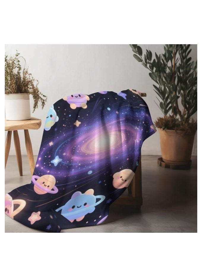 General - Children's or student cartoon flannel thin blanket (warm and comfortable, suitable for sleep, games) 100cm*150cm - 968 - Image 1
