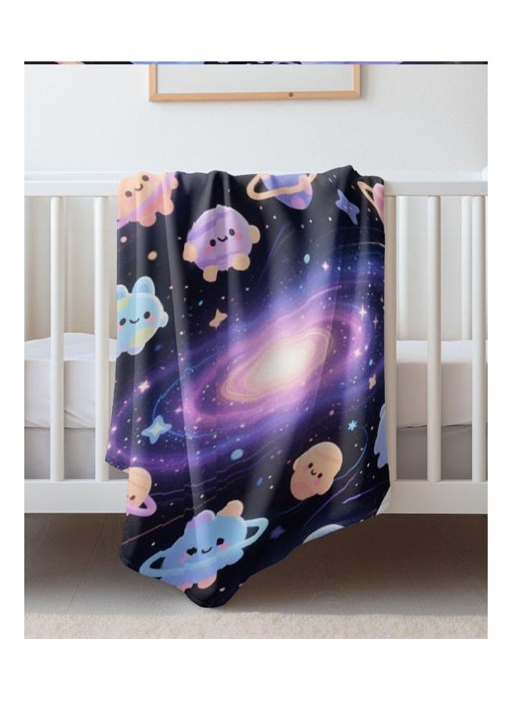 General - Children's or student cartoon flannel thin blanket (warm and comfortable, suitable for sleep, games) 100cm*150cm - 968 - Image 1