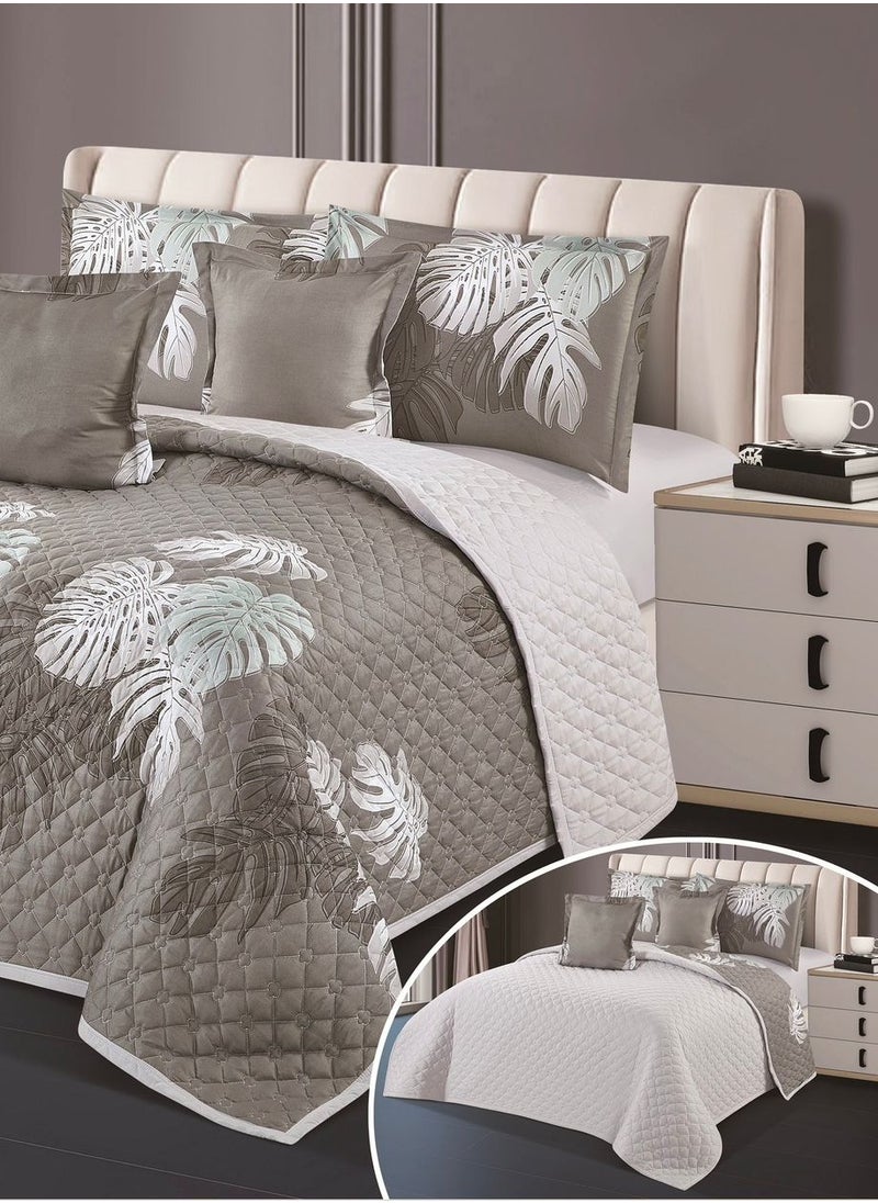 Hours - Compressed double-sided floral bed comforter set, 6 pieces, size 240 * 220 cm - Image 1