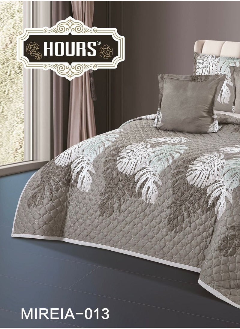 Hours - Compressed double-sided floral bed comforter set, 6 pieces, size 240 * 220 cm - Image 1