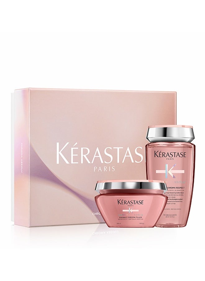 KERASTASE Chroma Absolu - Protecting Haircare Duo for Thick Colored Hair - Limited Edition gift set  - Image 1