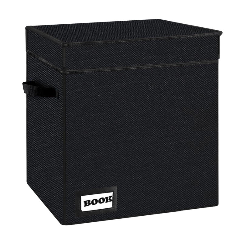 YNSZAS Comic Book Storage Short Box 118 X 98 X 78 Holds 100120 Collection Book Heavy Duty Comic Collection Gift Bin Container Holder Shelf Black - Image 2