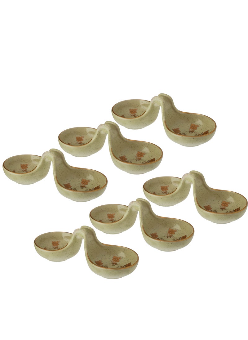 Dania Ceramic navigation two salt and pepper basins  - Image 1