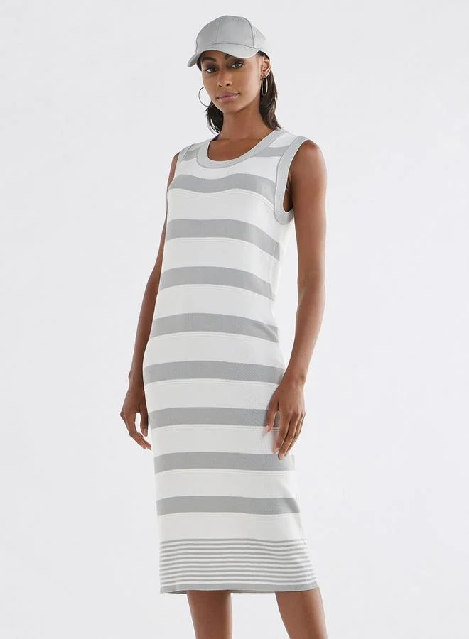 Splash FAV Striped Knit Dress