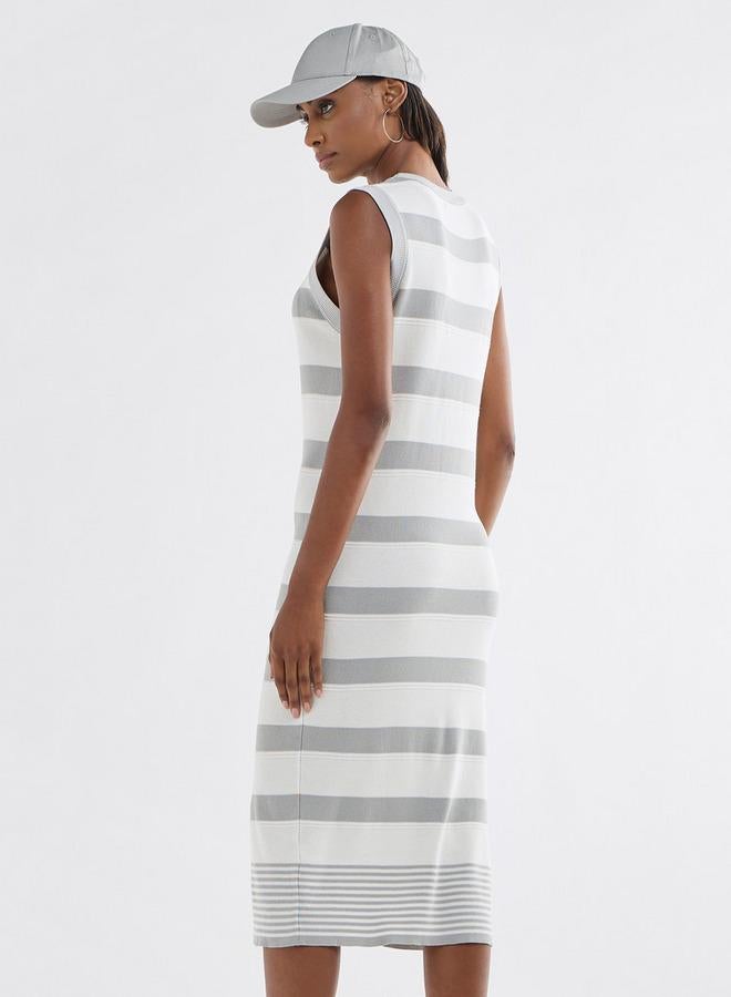 Splash FAV Striped Knit Dress - Image 3