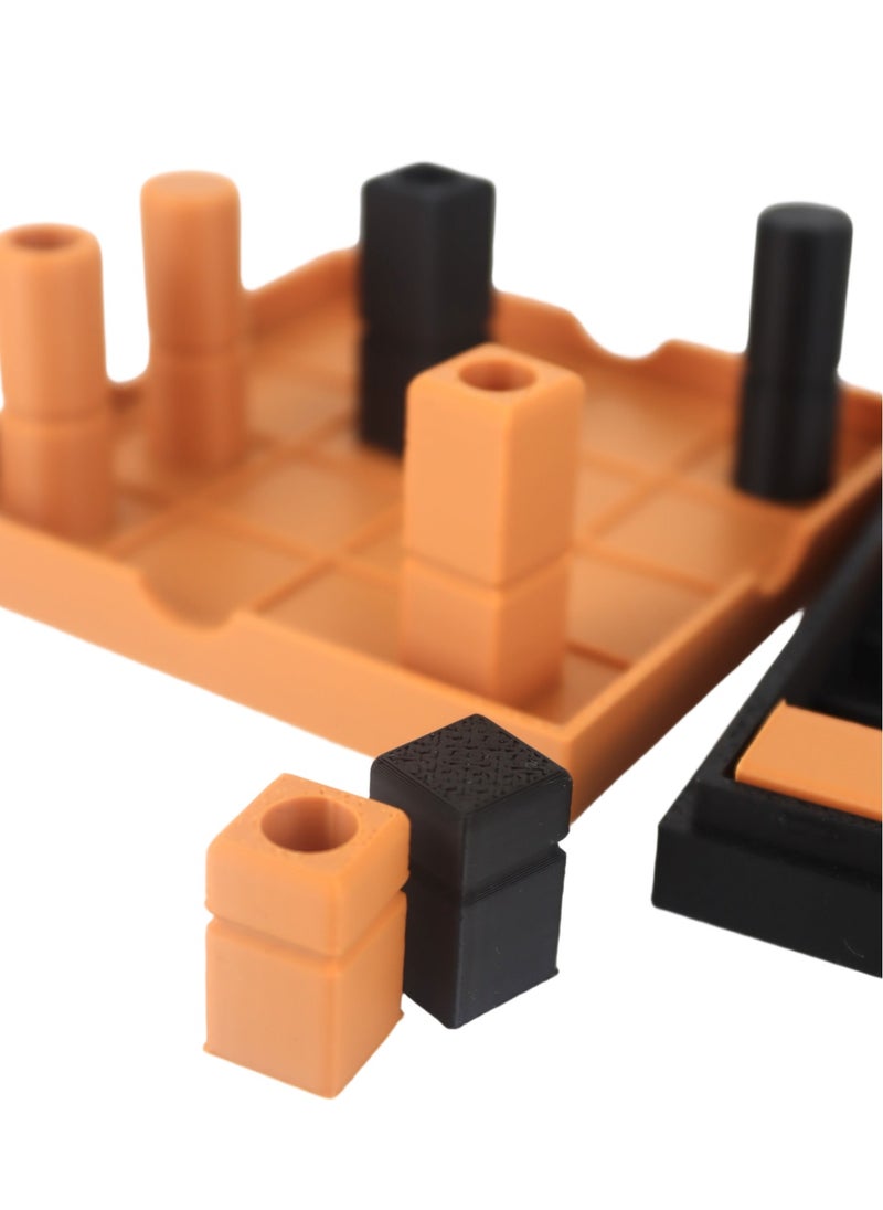 3D Brothers Board Game Quarto with Storage Box Intelligence games, strategy games  - Image 3