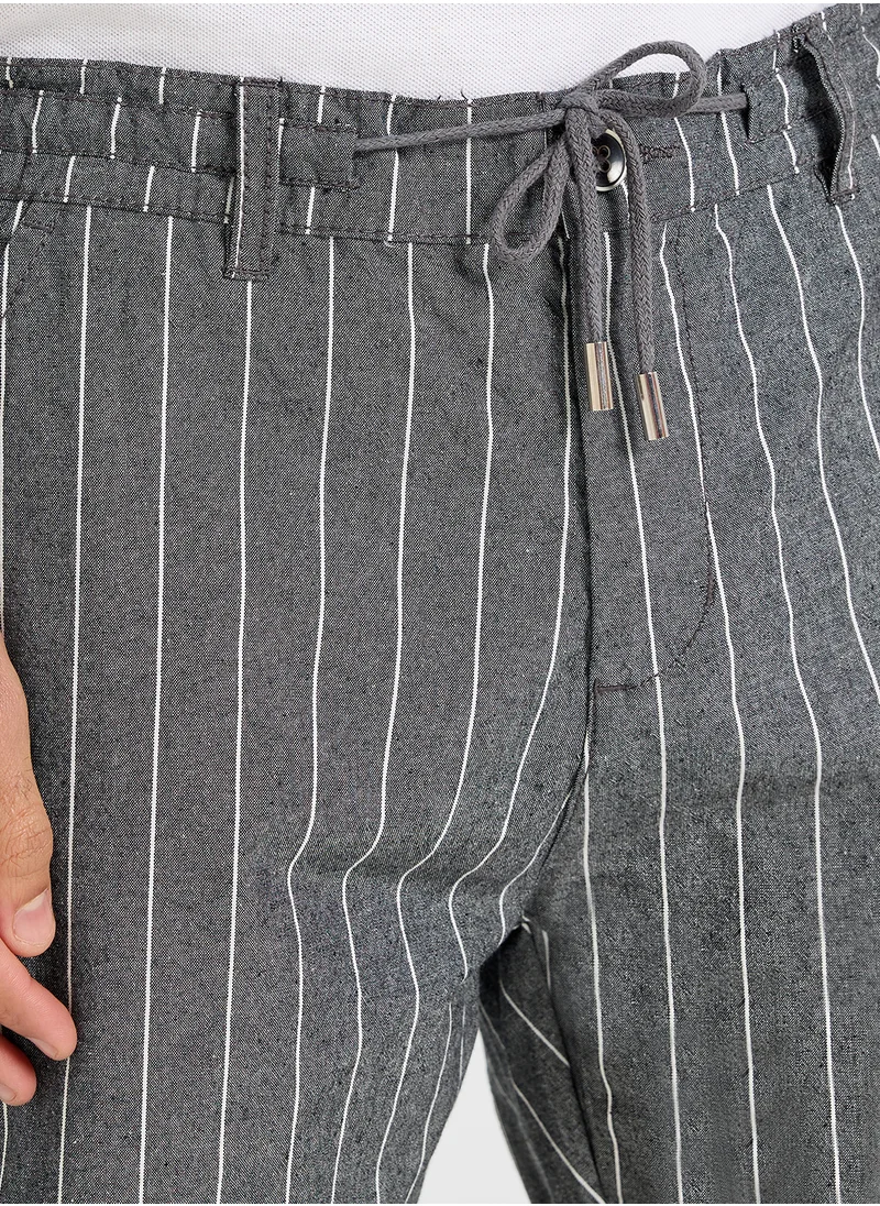 BRAVE SOUL Elasticated Waist Drawcord Button Shorts