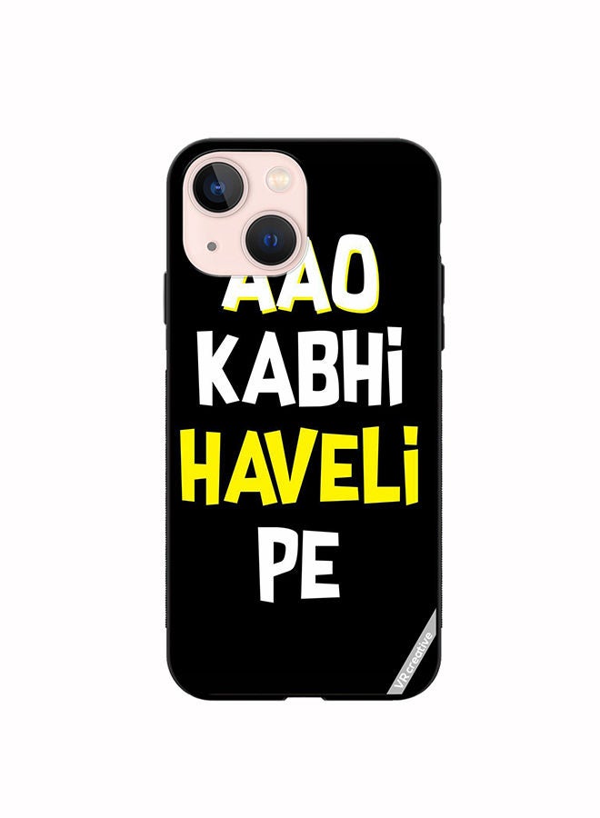 VR CREATIVE Protective Case Cover For Apple iPhone 13 Aao Kavi Haveli Pe Design Multicolour - Image 1