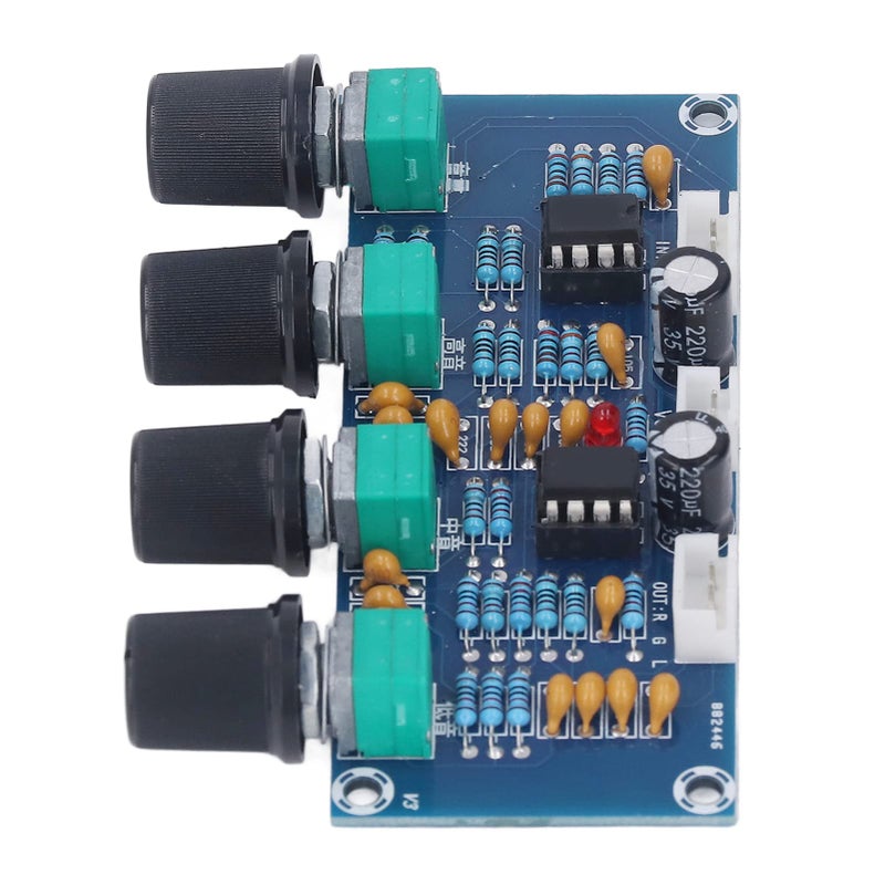 وحدة مكبر صوت مسبق ثنائي القناة مع ضبط الكسب للصوت عالي الدقة - Image 3