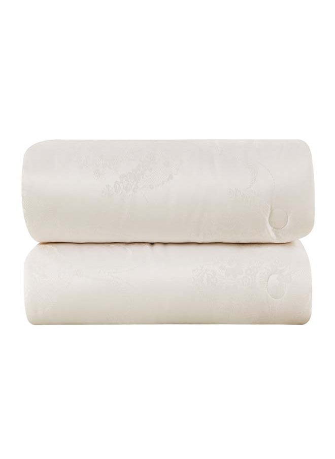 Hours - Hours comforter set with a durable and soft jacquard fabric and a modern and distinctive pattern that satisfies all tastes, 4 pieces, single size - Image 1