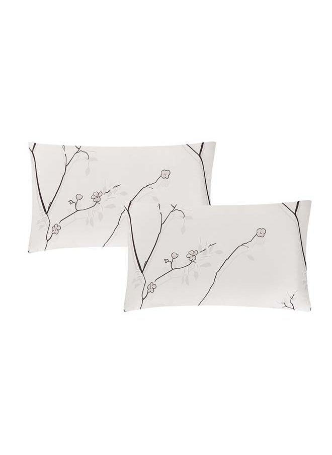 Hours - Hours comforter set with a durable and soft jacquard fabric and a modern and distinctive pattern that satisfies all tastes, 4 pieces, single size - Image 1