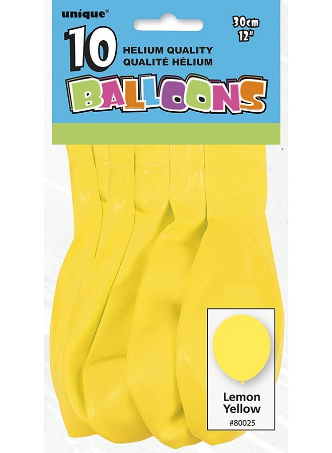 يونيك بالون لاتكس 10 قطع 12 بوصة - Image 2