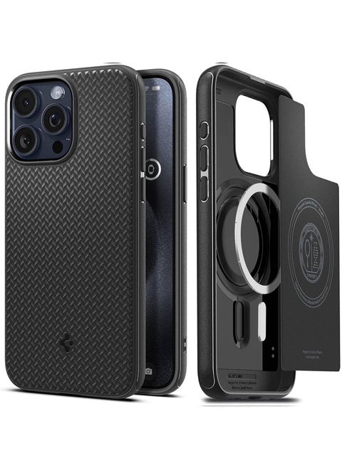 Mag Armor MagFit for iPhone 15 Pro Max Case Cover with MagSafe - Matte Black