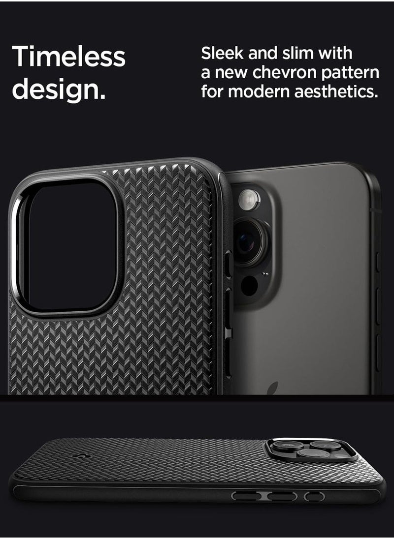 Spigen - غطاء حماية Mag Armor MagFit لهاتف iPhone 15 Pro Max مع MagSafe - أسود مطفي - Image 1