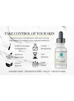 Skin Perfection Niacinamide Serum 10% Niacin Hyaluronic Acid Sodium Hyaluronate Serum Vitamin B3 Zinc Pca Dark Spot Remover Face Dark Spot Corrector 1 Oz  - Image 3