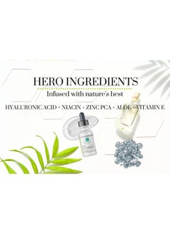Skin Perfection Niacinamide Serum 10% Niacin Hyaluronic Acid Sodium Hyaluronate Serum Vitamin B3 Zinc Pca Dark Spot Remover Face Dark Spot Corrector 1 Oz  - Image 4