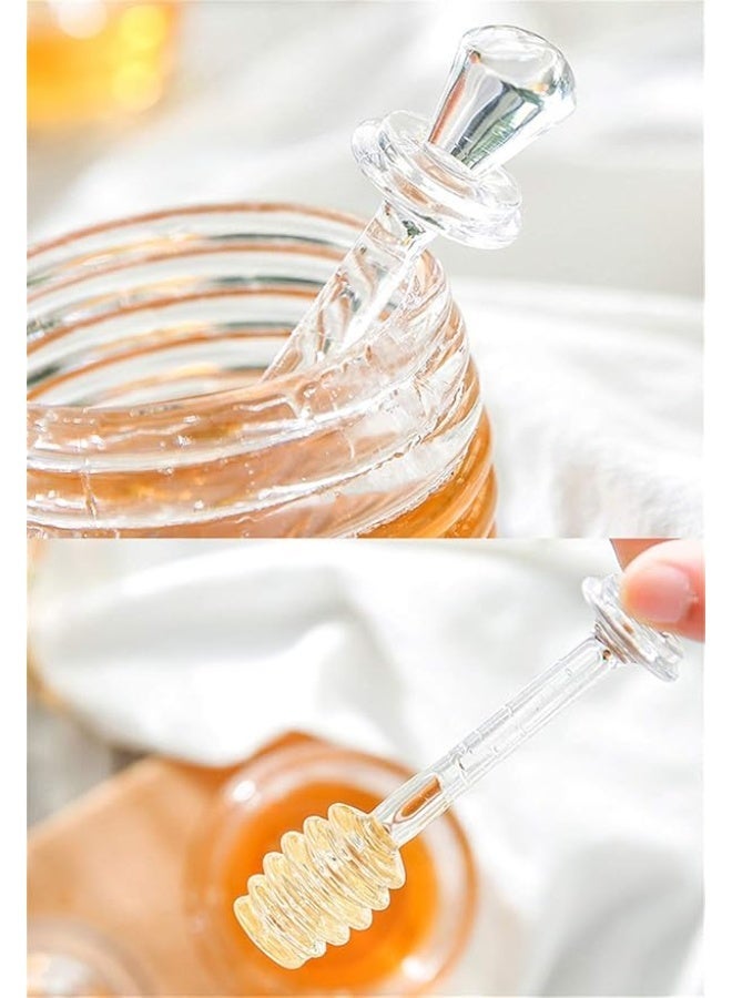 Acrylic Honey Dispenser Bottle with Airtight Lid - Image 3