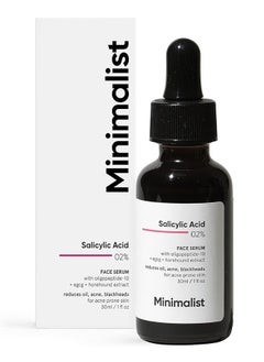 MINIMALIST 2% Salicylic Acid Face Serum, Treat Blackheads and Pimples, Reduce Oily Skin, Mild Exfoliating Essence - 30ML  - Image 1