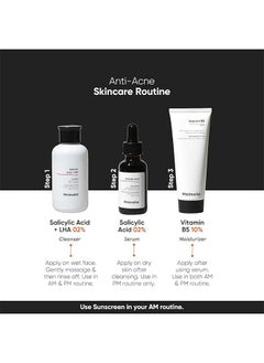 MINIMALIST 2% Salicylic Acid Face Serum, Treat Blackheads and Pimples, Reduce Oily Skin, Mild Exfoliating Essence - 30ML  - Image 5