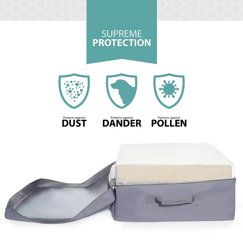 Milliard Carry Case for The Tri Folding Mattress Space Saver Single Size (75"" x 25"" x 4"") (Mattress NOT Included) - Image 5