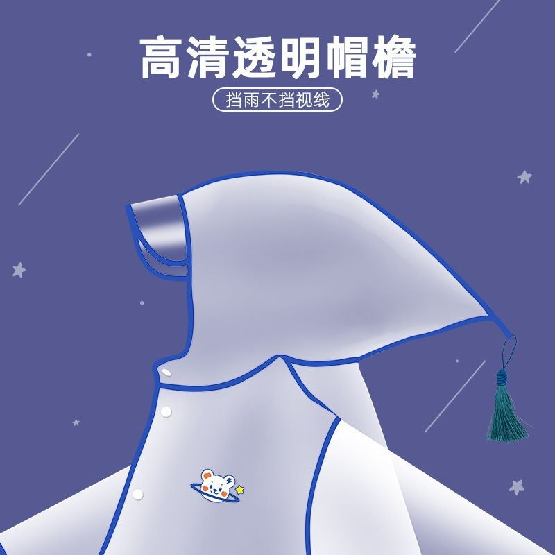 New Children'S Raincoat Boys Girls Cartoon Kindergarten Primary School Students Poncho Baby School Waterproof Thickened Raincoat - Image 4