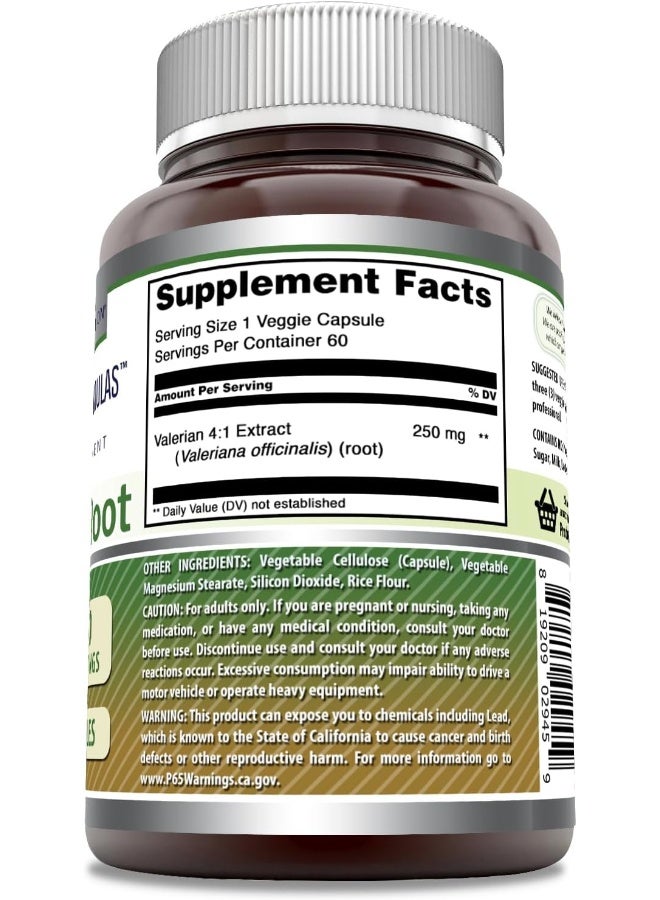 Amazing Nutrition Formulas Valerian Root 4:1 Extract Supplement - Image 2