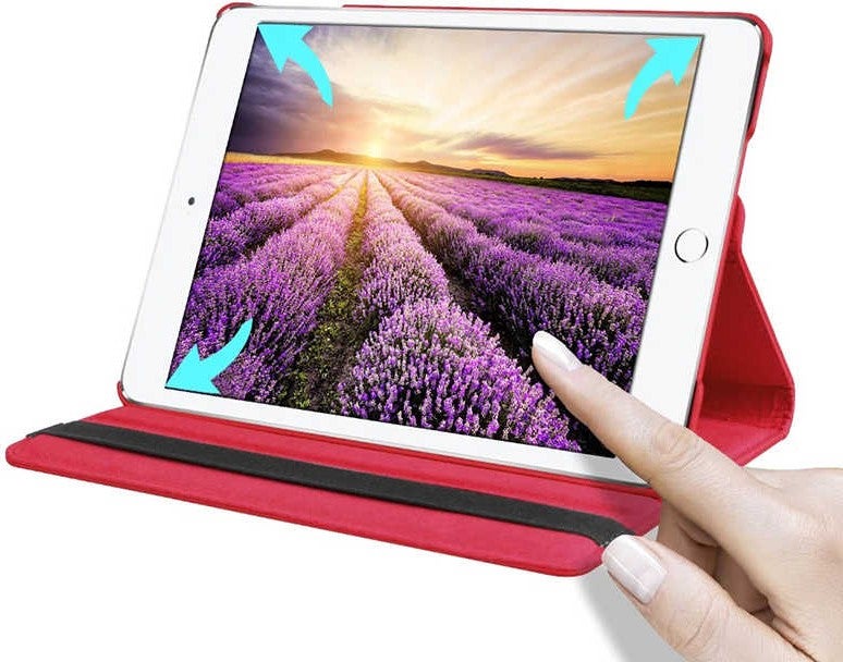 Apple iPad Air 1 Air 2 9.7 A1474 A1475 A1476 A1566 A1567 Compatible 360 Rotating Stand Case Cover