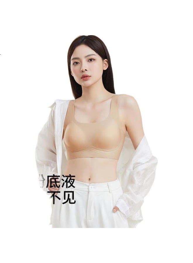 GUJIN Bra Non-See Through, Wireless, Fixed Cups, Comfortable, Lift, Seamless, Soft Support, Sports Underwear For Women - Image 1