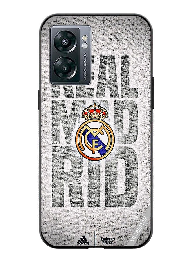 VR CREATIVE Protective Case Cover For OnePlus Nord N300 Real Madrid Logo Design Multicolour - Image 1