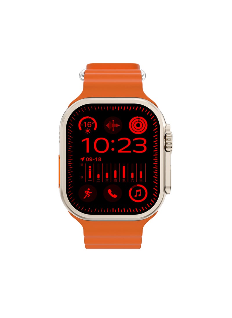 Ultra - 2.01-inch High-Definition Smart Watch Set, with 8 interchangeable straps to match your mood, taking care of both your health and entertainment - Image 1