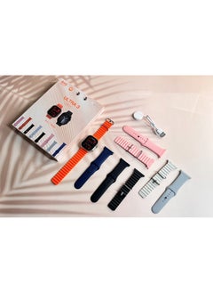 Ultra 2.01-inch High-Definition Smart Watch Set, with 8 interchangeable straps to match your mood, taking care of both your health and entertainment  - Image 3