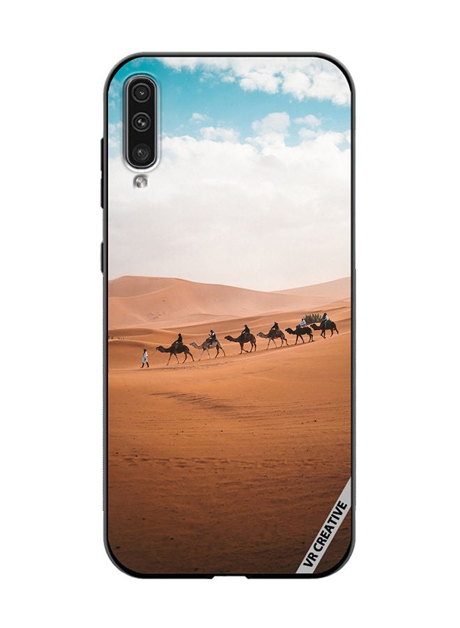 VR CREATIVE Protective Case Cover For Samsung Galaxy A50/A50s Camel In Desert Design Multicolour - Image 1