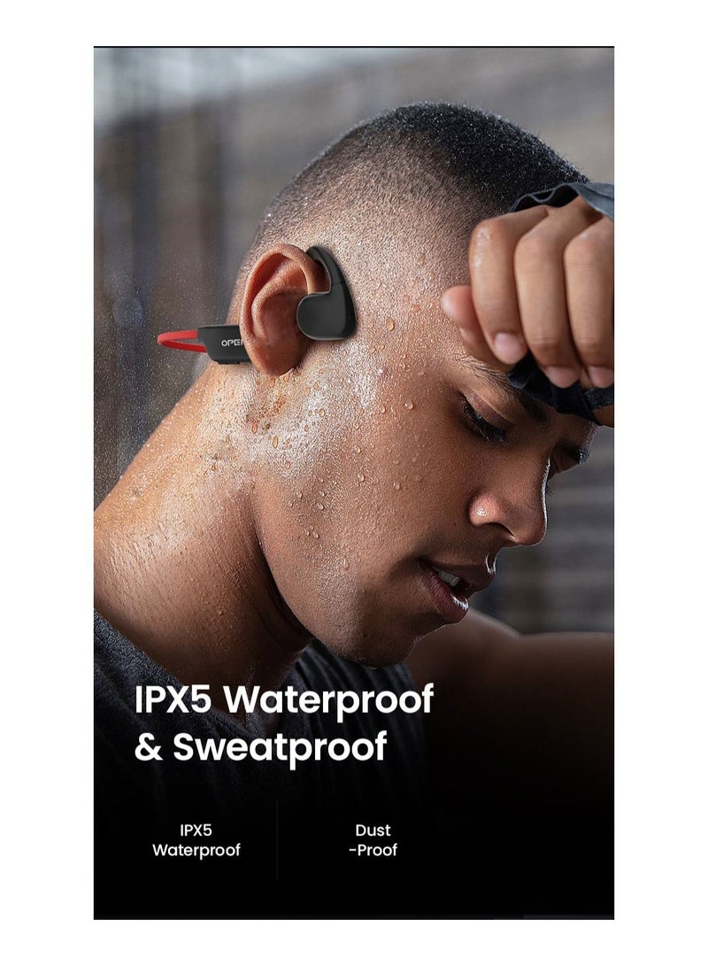 Smarxs Openear Duo air conduction headset neckband sound stereo ear hook bluetooth waterproof bluetooth wireless sport. black color - Image 4