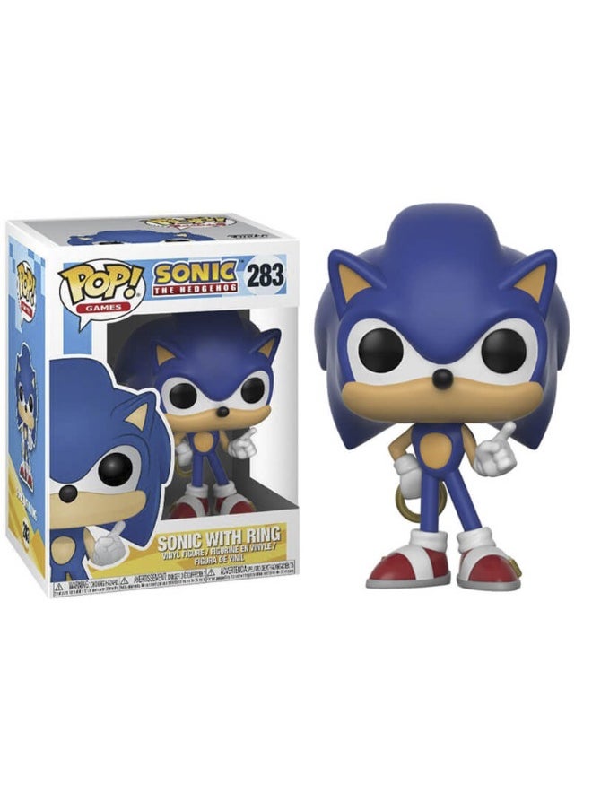 Funko Pop Games Sonic The Hedgehog With Ring Vinyl Figure  - Image 2