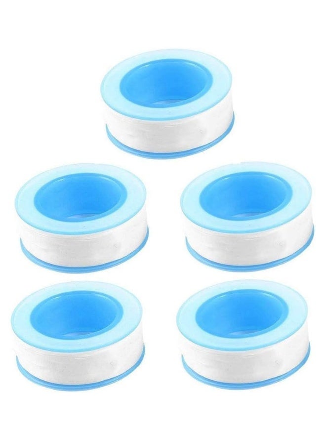 Teflon Tape, Thread Seal Tapes，PTFE Thread Seal Tape for Plumbers Sealant Tape for Leak Water Pipe Thread 1/2 inch x 500 inch (5 Pack/White) - Image 1