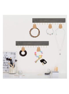 KASTWAVE Necklace Display Cards, Jewelry Display Cards, Bracelet Card Holder Blank Kraft Paper, Price Tags Hang Tags Card for Packaging Necklaces, Bracelets, Keychains, Hair Ties 200Pcs Brown  - Image 5