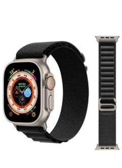 BEILINGDUN 2Pack for Apple Watch Alpine Loop Band 49mm/45mm/44mm Nylon Woven Sport Strap for Apple Watch Series 8/Ultra/7/SE/6/5/4/3/2/8 White/Black  - Image 2