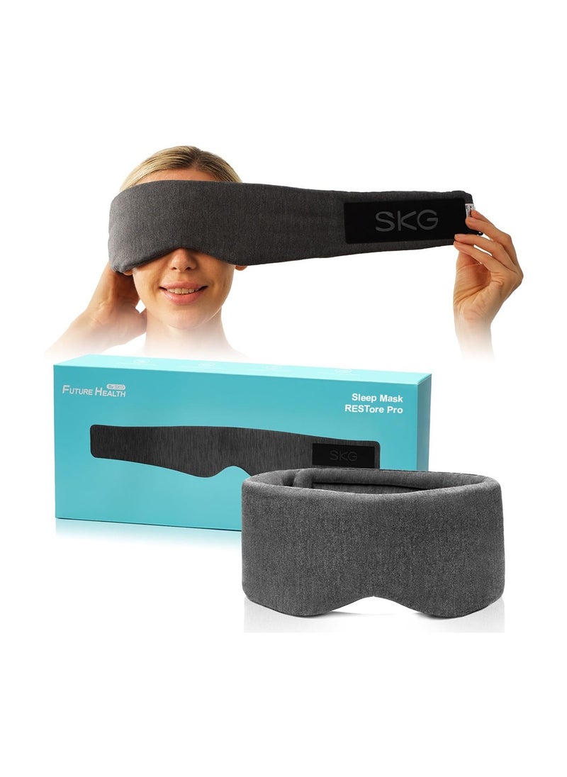 SKG - SKG Restore Pro Sleep Mask - 100% Light Blackout for Men Women - Image 1