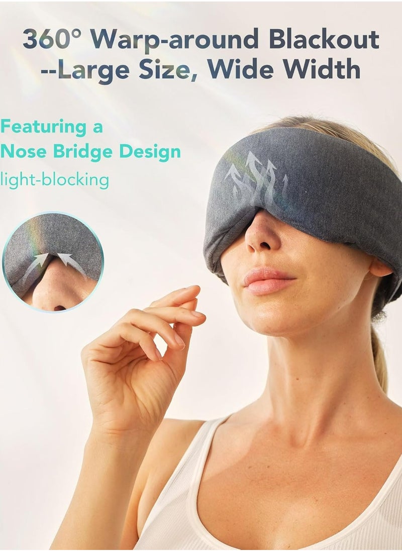 SKG - SKG Restore Pro Sleep Mask - 100% Light Blackout for Men Women - Image 1