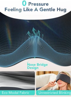 SKG SKG Restore Pro Sleep Mask - 100% Light Blackout for Men Women  - Image 5