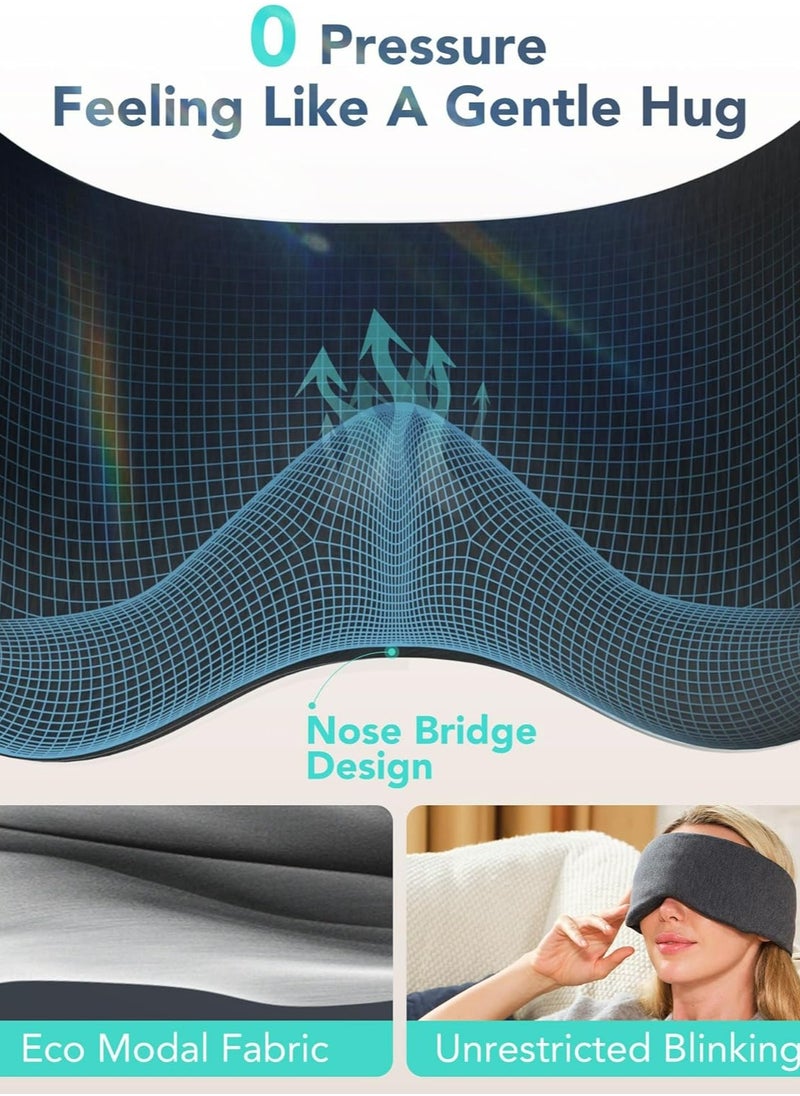 SKG - SKG Restore Pro Sleep Mask - 100% Light Blackout for Men Women - Image 1