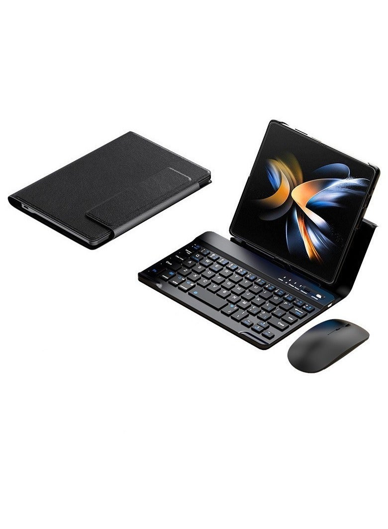 general Wireless Keyboard Compatible with Samsung Galaxy Z Fold 6 5G, Bluetooth Keyboard Wirelessly Connects with Leather Cover and Pen for Z Fold 6 - Image 3
