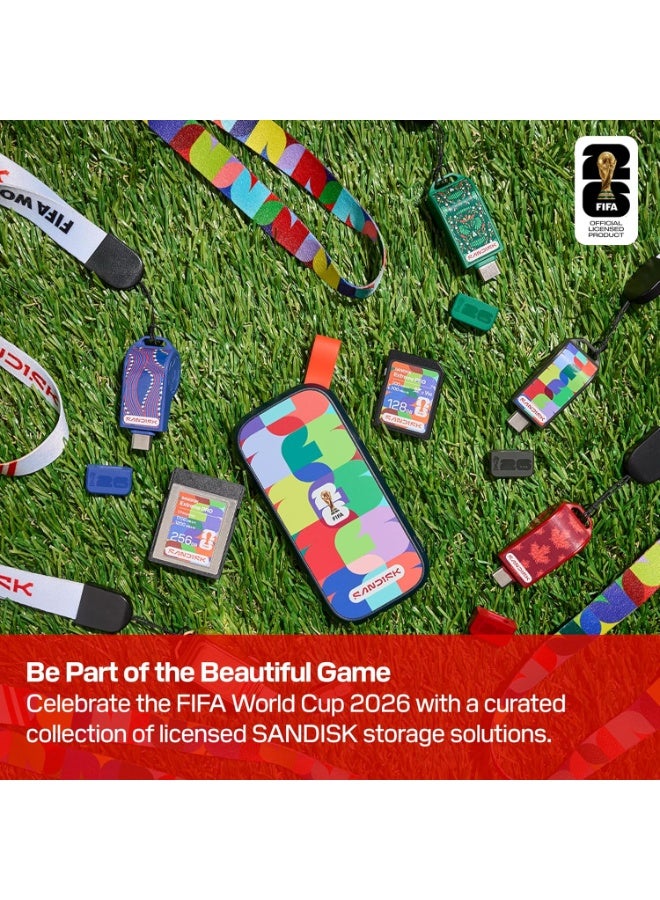 SANDISK 1TB FIFA World Cup 2026 Edition, Portable SSD – Up to 800MB/s – Compatible with laptops, Plus Android Tablets and Phones – Black - SDSSDE30F-1T00-G25 1 TB - Image 3