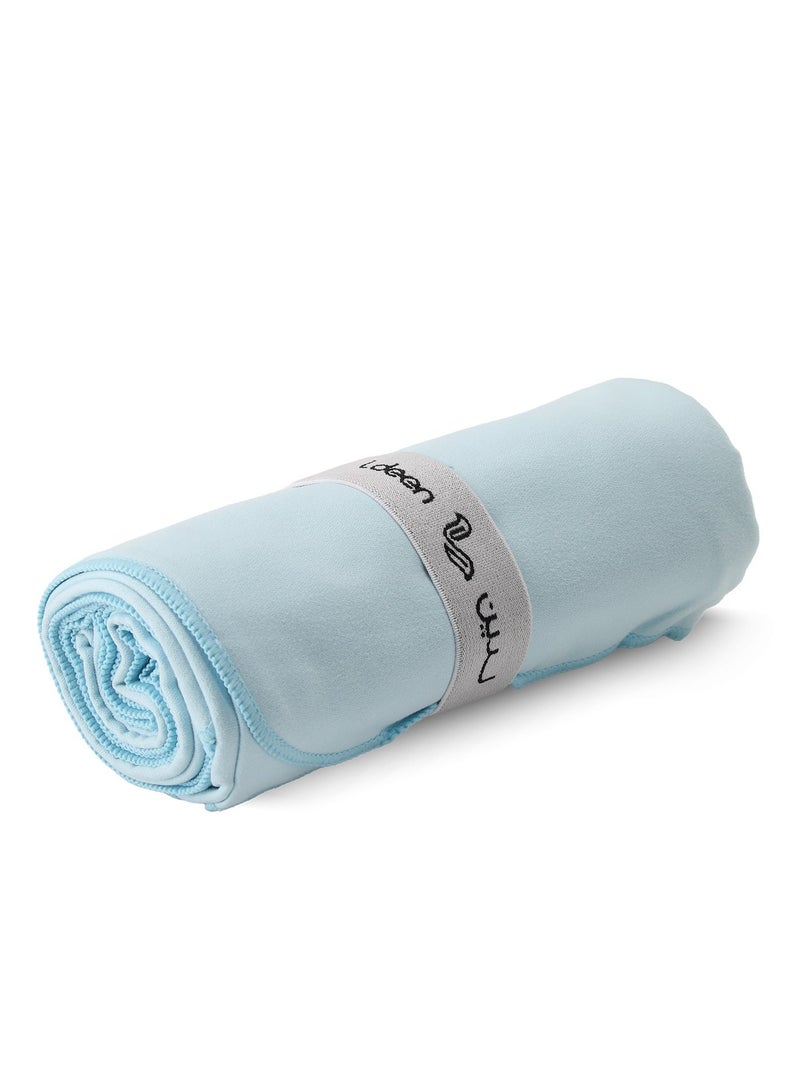 ldeen Advanced Body Towel (70*140) Made Of Microfiber - Cyan - Image 1