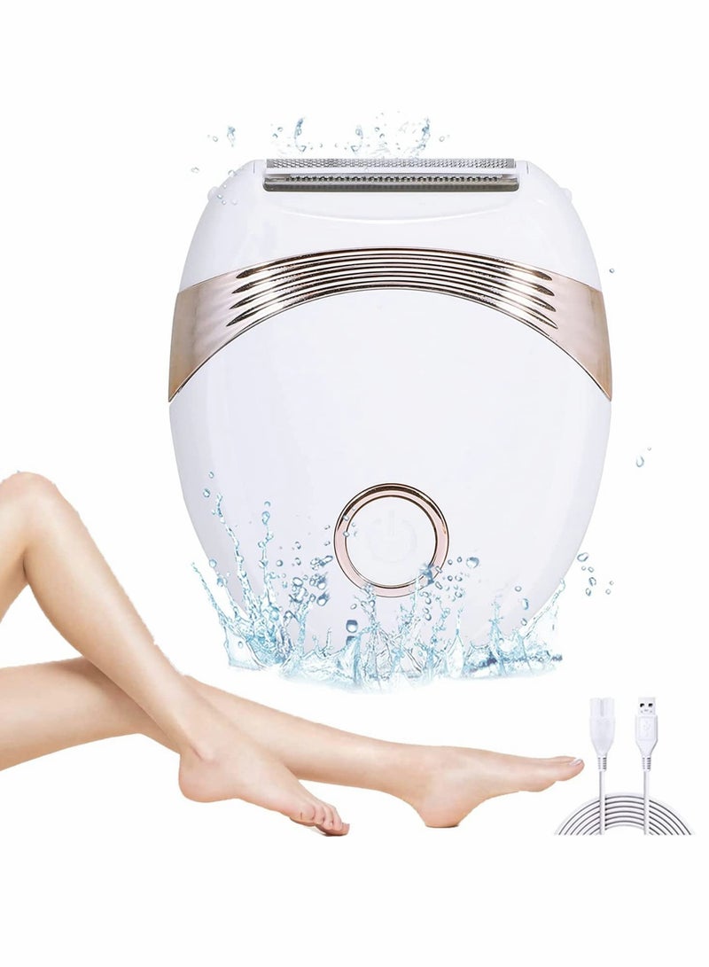 Captaintech Rechargeable Women's Hair Remover and Bikini Trimmer, Wet and Dry Use, Efficient and Convenient - Image 1