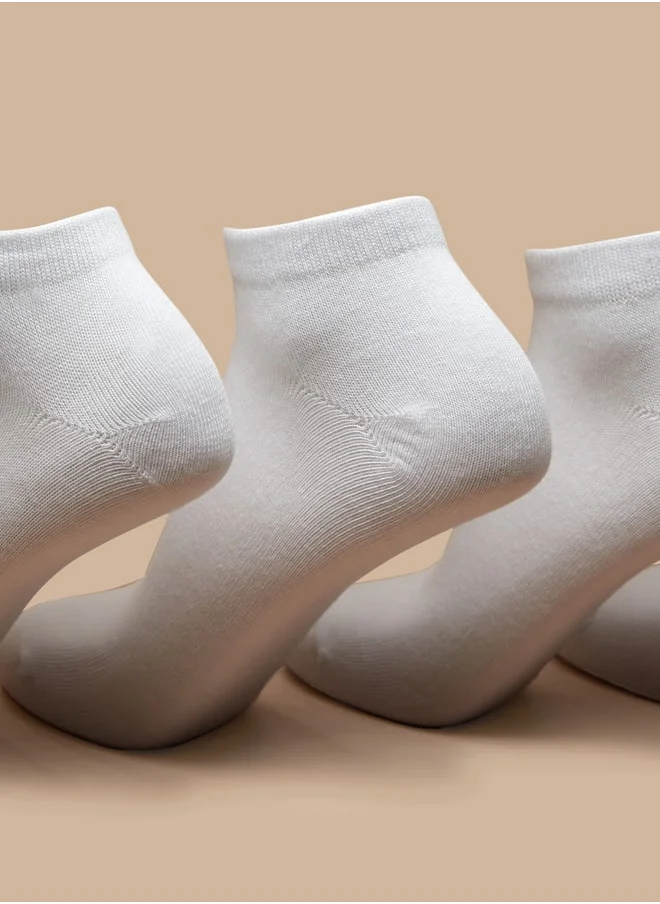 Celeste Women's Textured Ankle Length Socks - Set of 5