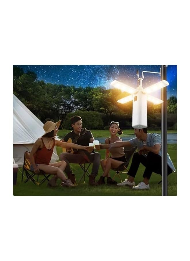 erorex Camping Light– Foldable LED Tent Light, Emergency Power Bank, 3 Modes, Outdoor Waterproof Light for Hiking, Camping, Backpacking - USB-C Rechargeable  - Image 4